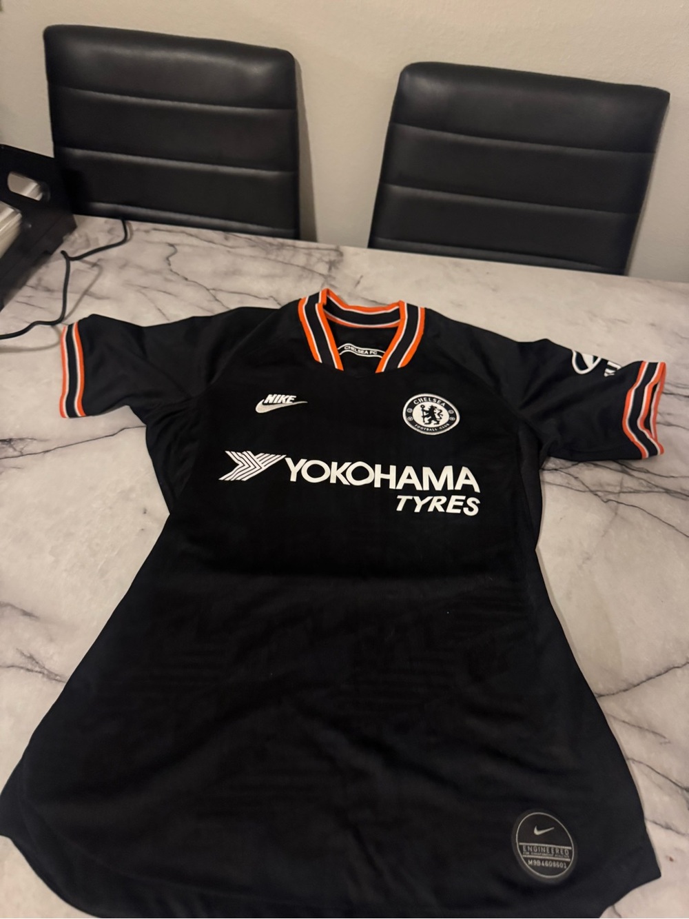 Nike Chelsea FC 2019/20 Third Jersey Black Orange